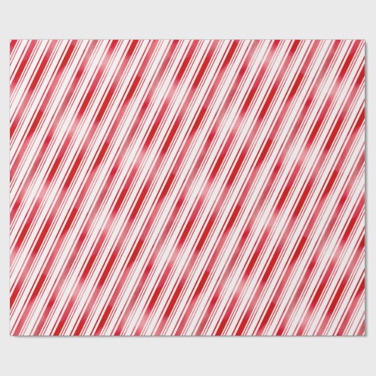 Peppermint Stripe Cadeaupapier (Vlak)