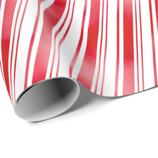 Peppermint Stripe Cadeaupapier (Rol Hoek)