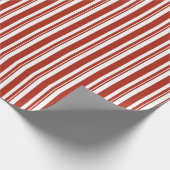 Peppermint Stripe-omslagpapier Cadeaupapier (Hoek)