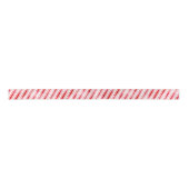 Peppermint Stripe Satijnen Lint (Voorkant)