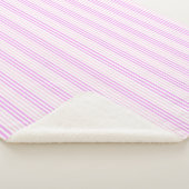 Peppermint Stripe Sherpa Deken (3/4)