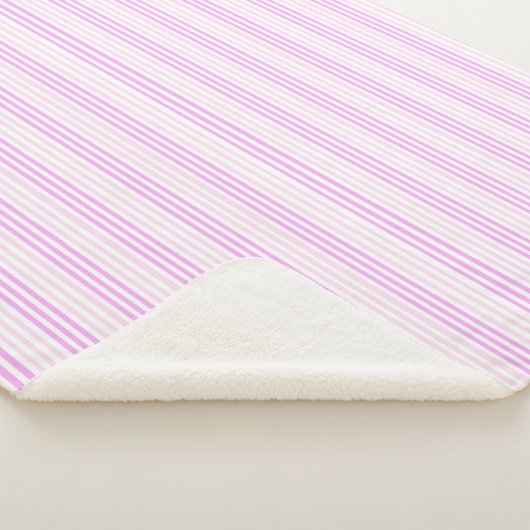 Peppermint Stripe Sherpa Deken (3/4)