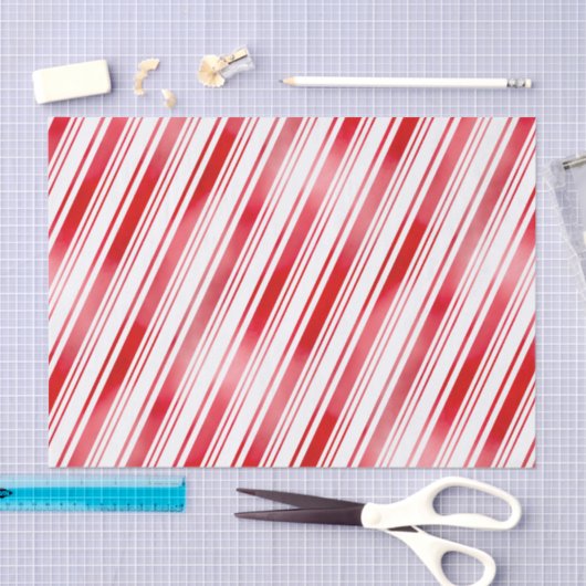 Peppermint Stripe Tissuepapier (Craft)