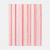 Peppermint striped Fleece Blanket Deken (Voorkant)