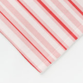 Peppermint striped Fleece Blanket Deken (Hoek)