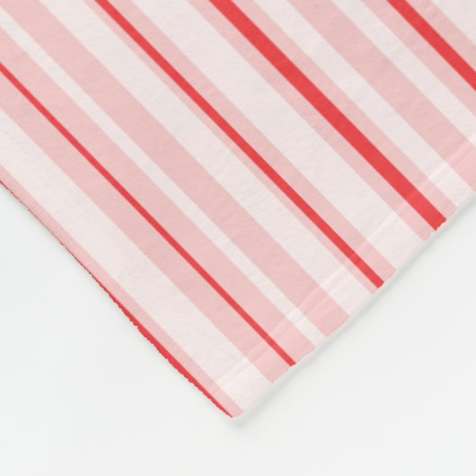 Peppermint striped Fleece Blanket Deken (Hoek)