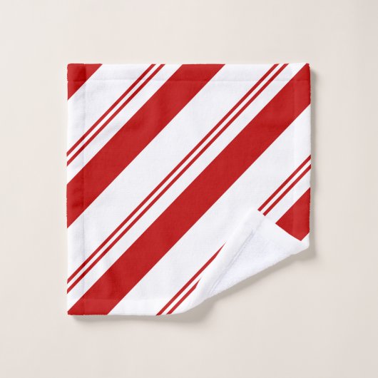Peppermint Stripes Bad Handdoek (Wasdoekje)