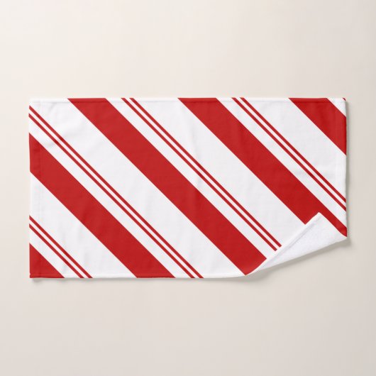 Peppermint Stripes Bad Handdoek (Handdoek)
