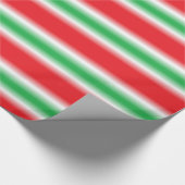 Peppermint Stripes Cadeaupapier (Hoek)