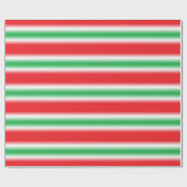 Peppermint Stripes Cadeaupapier (Vlak)