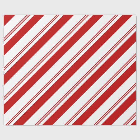 Peppermint Stripes Cadeaupapier (Vlak)