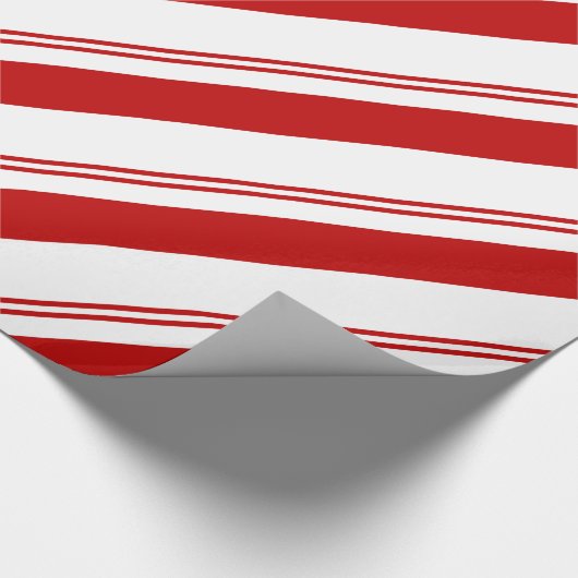 Peppermint Stripes Cadeaupapier (Hoek)