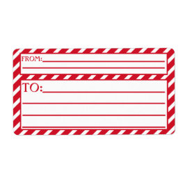 Peppermint Stripes Etiket