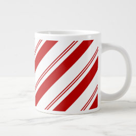 Peppermint Stripes Grote Koffiekop