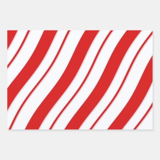 Peppermint Stripes Inpakpapier Vel (Voorkant)