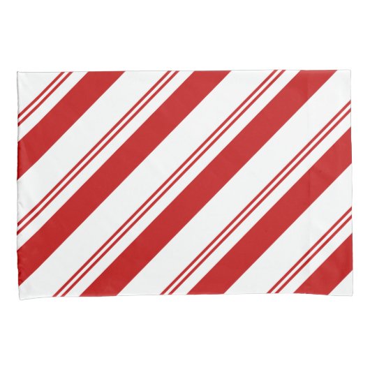 Peppermint Stripes Kussensloop (Voorkant-Rechts)