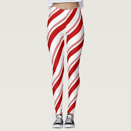 Peppermint Stripes Leggings (Voorkant)