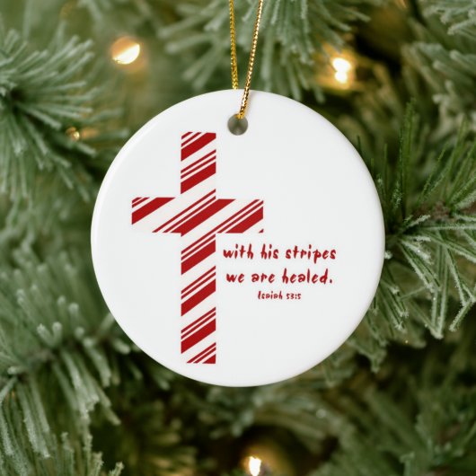 Peppermint Stripes Ornament (Boom)