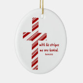 Peppermint Stripes Ornament (Rechts)