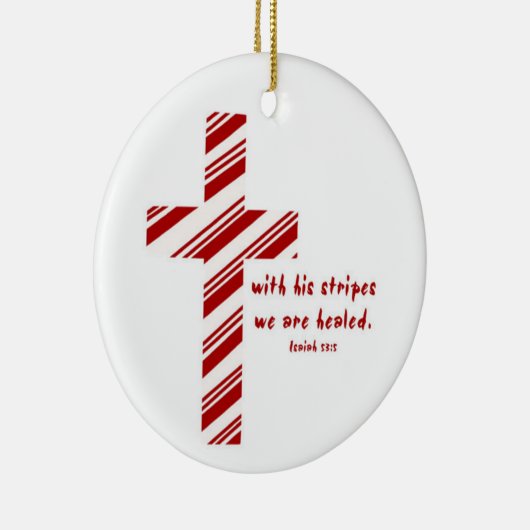 Peppermint Stripes Ornament (Rechts)