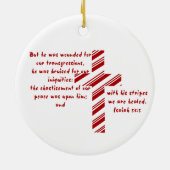 Peppermint Stripes Ornament (Achterkant)