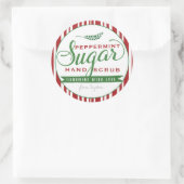 Peppermint Sugar Scrub Labels Custom Mason Jar (Tas)