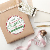 Peppermint Sugar Scrub Labels Custom Mason Jar (Geschenken)