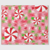 Peppermint Swirl Cadeaupapier (Vlak)