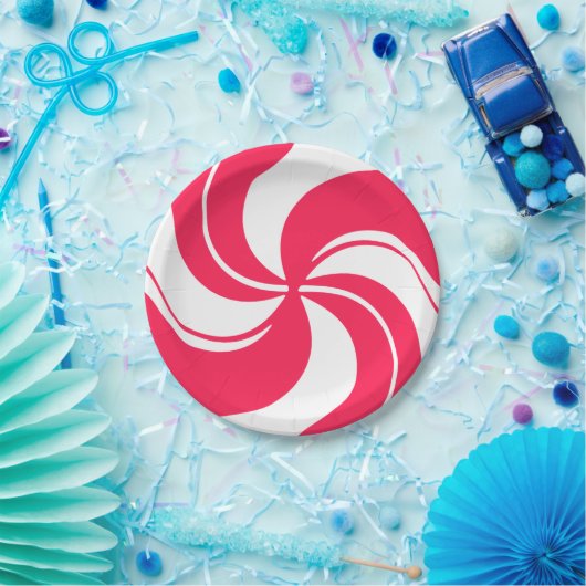 Peppermint Swirl Paper Bord (Feest)