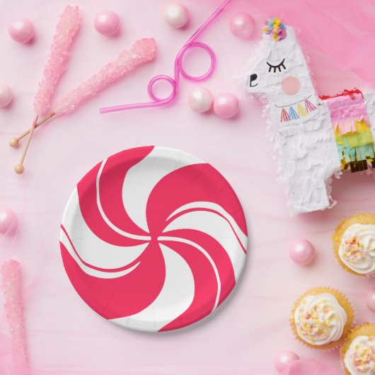 Peppermint Swirl Paper Bord (Feest)