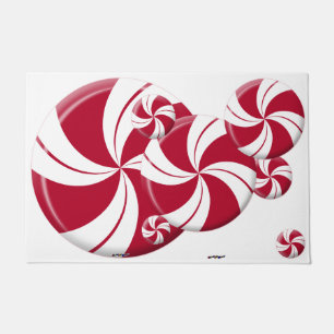 Peppermint Swirl Stripe Snoep Deurmat