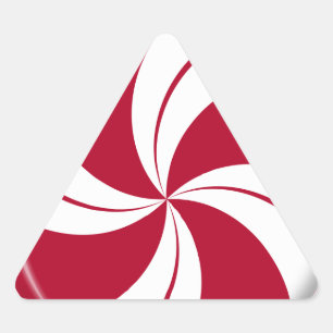 Peppermint Swirl Stripe Snoep Sticker