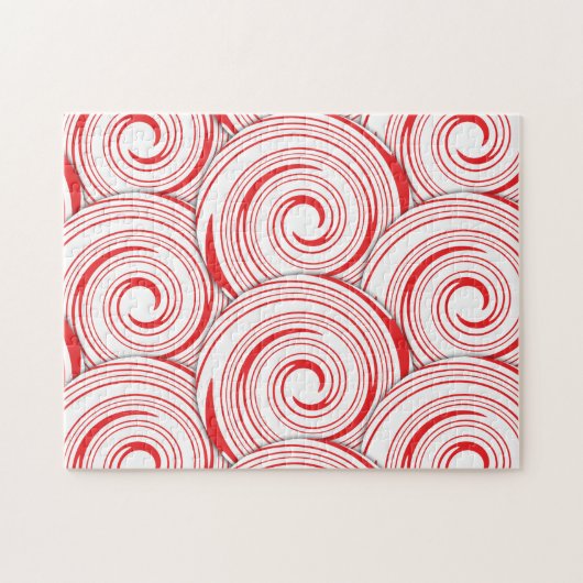 Peppermint Swirls Legpuzzel (Horizontaal)