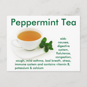 Peppermint Tea Briefkaart