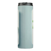 Peppermint Tea Design AI-kunst Thermosbeker (Achterkant)