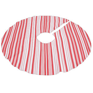 Peppermint Tree Skirt Imitatie Linnen Kerstboom Kleed