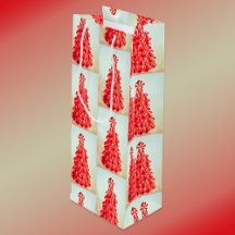 Peppermint Tree (Small, Medium, Wine) Gift Bag