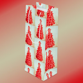 Peppermint Tree (Small, Medium, Wine) Gift Bag Wijn Cadeautas