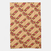 Peppermint Twist Kerst Candy Cane Cookies Theedoek (Verticaal)