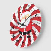 Peppermint Twist met kerstkerstkerstkerstmanklok Grote Klok (Hoek)