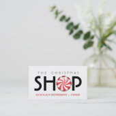 Peppermint-Visitekaartjes Visitekaartje (Staand voorkant)