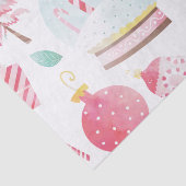 Peppermint-Waterverf kersttissue paper Tissuepapier (Detail)