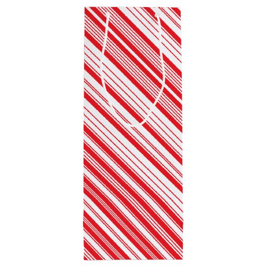 Peppermint Wine Gift Bag Wijn Cadeautas (Achterkant)