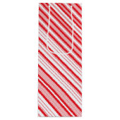 Peppermint Wine Gift Bag Wijn Cadeautas (Voorkant)