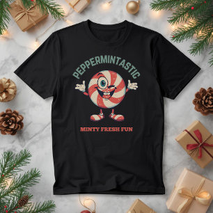 Peppermintastisch – Schattige Kerstmis Pepermunt P Tri-Blend Shirt