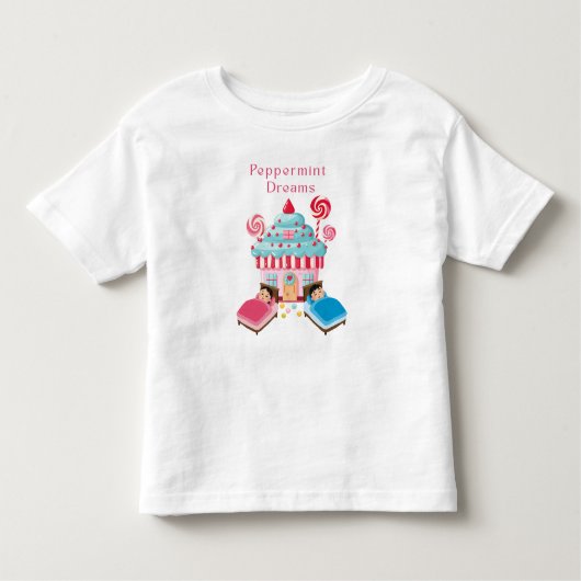 Peppermintdromen  kinder shirts (Voorkant)