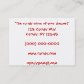 Pepperminten Visitekaartje (Achterkant)