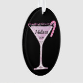 Peppermintini Cocktail - Gepersonaliseerd Ornament (voorkant)