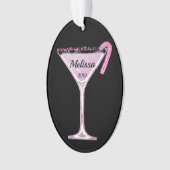 Peppermintini Cocktail - Gepersonaliseerd Ornament (voorkant)