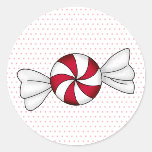 PeppermintSnoepjes Ronde Sticker